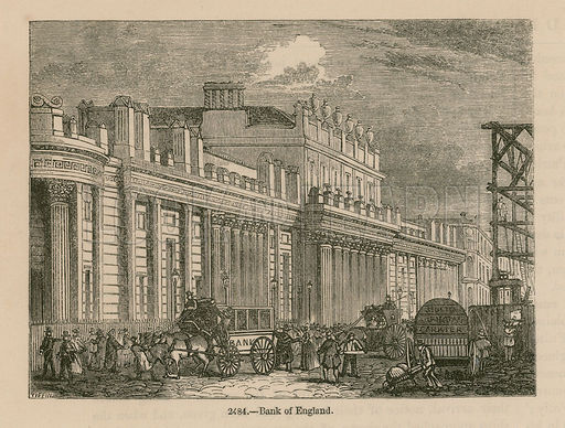Bank of England, Sir John Soane's South Front, 1823