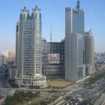 Pudong_district_roads_traffic_skyscrapers,_Shanghai